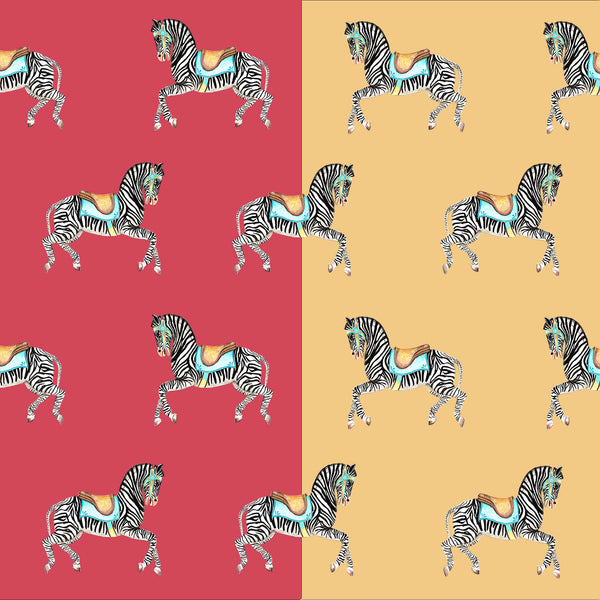 Zebra Parade Wallpaper SAMPLES