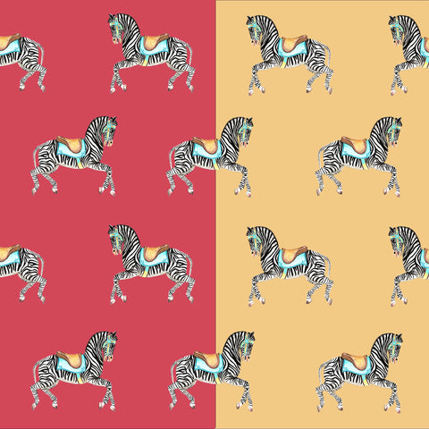 Zebra Parade Wallpaper SAMPLES