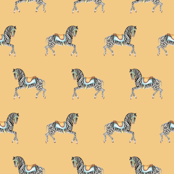 Zebra Parade Wallpaper