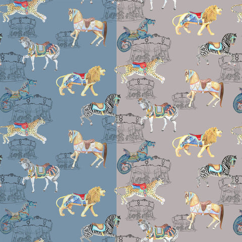 Carousel Safari Wallpaper SAMPLES