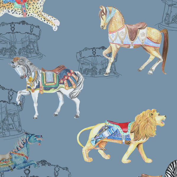 Carousel Safari Wallpaper